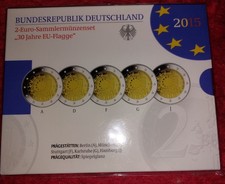 2x5 EURO 2015 30 JAHRE EU-Flagge 2015 PP Spiegelglanz Folie