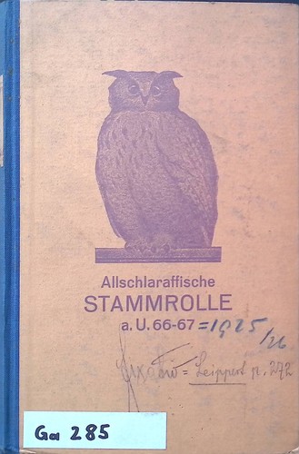 Allschlaraffische stammrolle - allschlaraffische,
