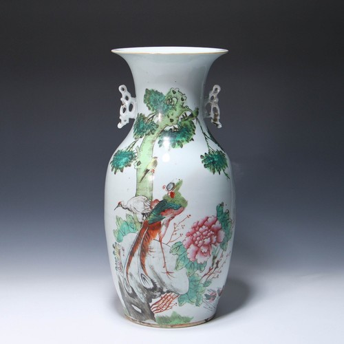 Chinese porcelain floor vase - porcelain,