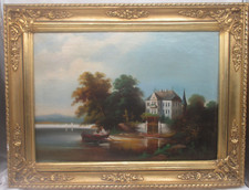 Original antikes Ölgemälde