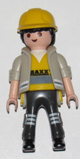 playmobil© Mann Bauarbeiter Helm MAXX7 71435 9844 Mobile Toilette DIXI ToiToi