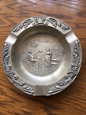 Zinn Aschenbecher Serie Lindenwirtin Tisch Ascher Frieling Zinn