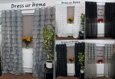 Neuheit Volant Voile langes