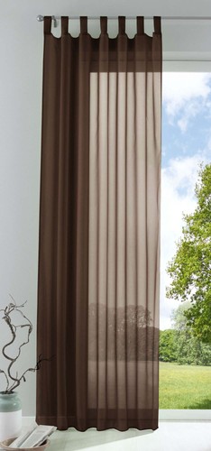 Schlaufenschal gardine uni - gardine,