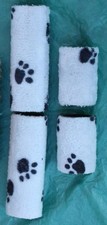 4 Kratzbaum- Kratzstamm- Ersatzteile Plüsch-Pfotenmuster Höhe 22/11 cm, ⌀ 7,5 cm