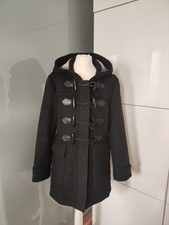 Burberry Brit Dufflecoat Wollmantel schwarz 40/M