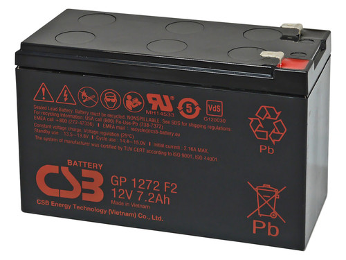 Bleiakku 12v 2 - 12v, 7,2