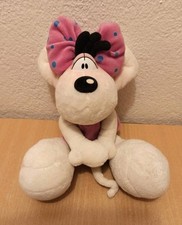 Diddlina Maus rosa Kleid + rosa Schleife  Stofftier Plüsch Diddl ca 27cm Pink