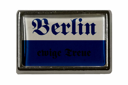 Pin berlin blau weiß - ,