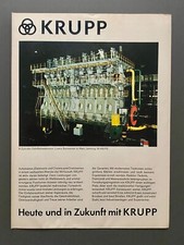 Krupp Schiffsdieselmotor Stahl Krupp-Stahl 1970 Vintage Ad Werbung Reklame