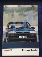 Toyota Corolla Liftback Limousine GT 16V Combi Prospekt 01.1985