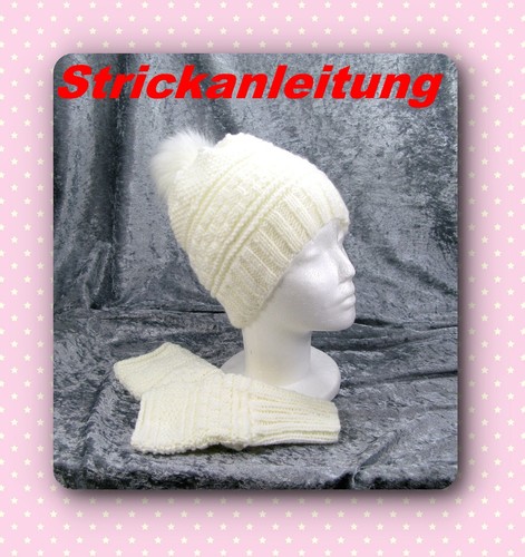 Strickanleitung mütze und - strickanleitung,