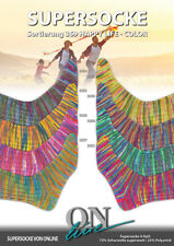 (70,00€/kg)*Supersocke Happy Life color* ONline 100g Socken-Pulloverwolle 4fach