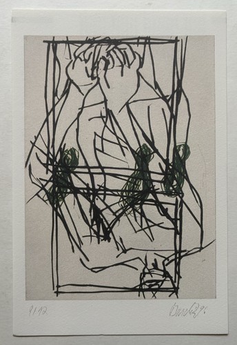 Georg baselitz karte - karte, 1999