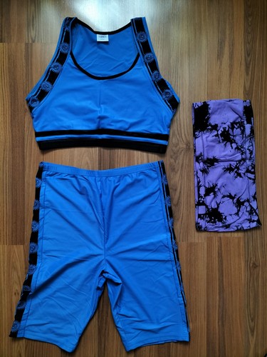 Neu 3er set - 3er-set, fitness-outfit
