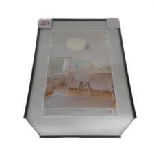 Walther Design Bilderrahmen Wohnaccessoires 40 x 40 cm Passepartout Steel Style 