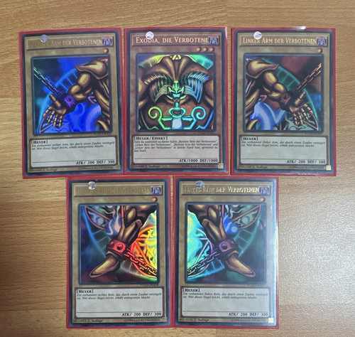 Exodia set 1 - yu-gi-oh!,