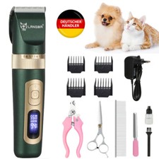 Tierhaarschneider Schermaschine Rasier Felltrimmer extrem leise für Hunde Katzen