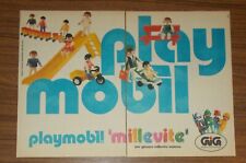 Seltene Werbung PLAYMOBIL System Spielplatz Kinder Rutsche 1982
