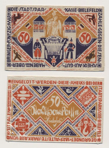 Bielefeld mark banknote - 50,