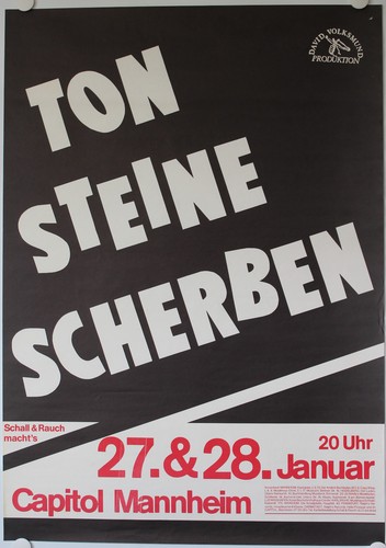 Ton steine scherben poster - scherben,,