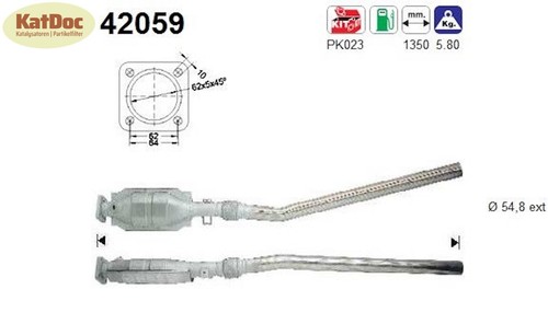 Katalysator für audi - für,