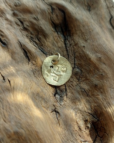 585 gold unikat - anhänger, –