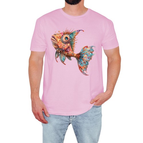 Bunte fische herren shirt - bunte,