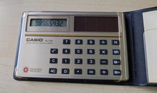 Casio SL-702 Electronic Calculator, High Power Solar Cell, Rechner, Solarbetrieb