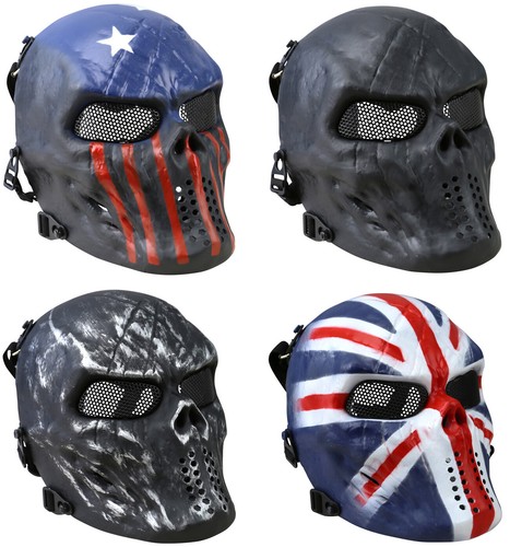 Airsoft full face mesh maske - airsoft,