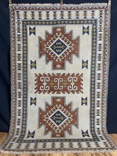 Antiker Handgeknüpfter Perser Orientteppich Derbent Kars Kasak Carpet 205x135cm