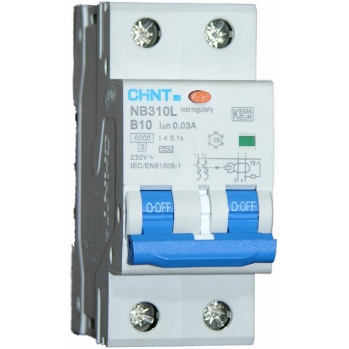 Nb310l c20 chint rcbo 20a - chint, c