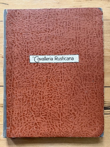 Mascagni cavalleria - p., mascagni: