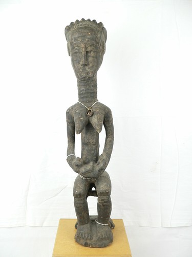 Afrika holz figur frau senufo - holz,