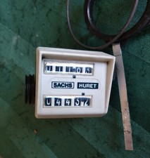 Sachs Huret KM Zähler Vintage Fahrradcomputer Uhr Tacho Komplett Retro