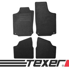 Fussmatten für Opel Corsa C Bj. 2000-2006 Graphit / Anthrazit Textil Fußmatten