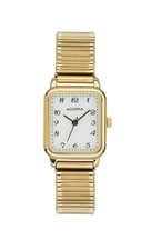 Adora Armbanduhr Damen Quarz gelbgoldfarben Analog Edelstahl Zugband