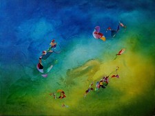 Druck 60x80cm Leinwand auf