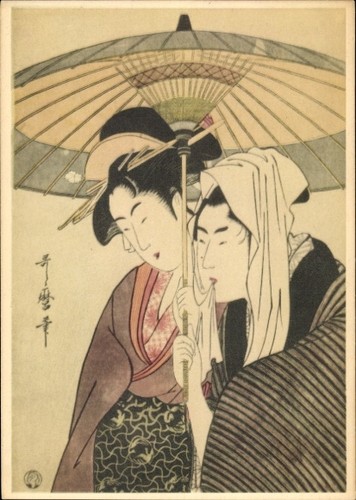 Künstler utamaro - ak,