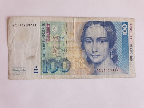 100 banknote deutsche - /,