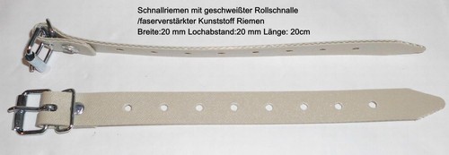 Schnallriemen beige - 5x,