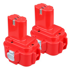 2 Stück NiMh Akku Für MAKITA 9120 9122 9.6V 9.6VOLT 6207D 6222D 192596-6