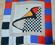 CHRISTIAN FISCHBACHER Seidentuch Kunstdruck Kunst Motiv Miro wNeu Seide 