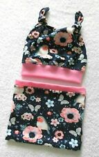 Knoten Mütze ♥   Loopschal  ♥  2 Tlg  Set  ♥  Rotkehlchen ♥  Handmade