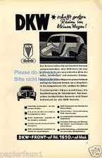 DKW Front Reklame von 1936