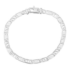 Steg Panzerkette 4mm 925er