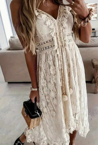 Elegantes maxikleid mit - maxikleid,