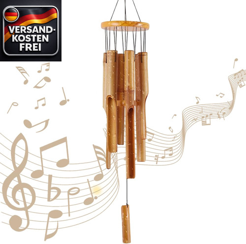 Bambus windspiel für garten - bambus,