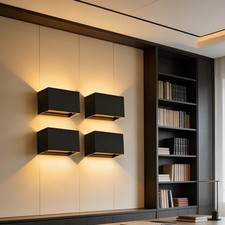 4 Stück Wandlampe LED Wand