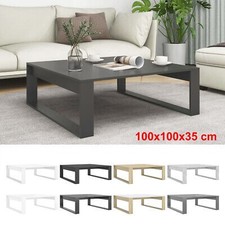 Couchtisch Spanplatte Sofatisch Kaffetisch Wohnzimmer Stubentisch 100x100x35 cm